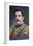 Postcard Portrait of Giacomo Puccini, c.1910-15-Austrian School-Framed Giclee Print