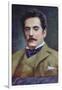 Postcard Portrait of Giacomo Puccini, c.1910-15-Austrian School-Framed Giclee Print