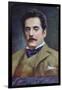 Postcard Portrait of Giacomo Puccini, c.1910-15-Austrian School-Framed Giclee Print