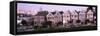 Postcard Row Houses in City, Seven Sisters, Painted Ladies, Alamo Square, San Francisco, California-null-Framed Stretched Canvas