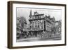 Postcard Showing Damage to Deffieux Restaurant, Porte St.-Martin, after the 1871 Paris Commune-null-Framed Giclee Print