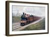 Postcard Showing the Leeds and Bradford Express of the Midland Railway-null-Framed Giclee Print