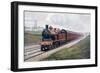 Postcard Showing the Leeds and Bradford Express of the Midland Railway-null-Framed Giclee Print