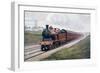 Postcard Showing the Leeds and Bradford Express of the Midland Railway-null-Framed Giclee Print