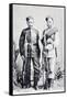 Postcard Showing Two Gurkha Soldiers C. 1900-null-Framed Stretched Canvas