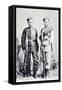 Postcard Showing Two Gurkha Soldiers C. 1900-null-Framed Stretched Canvas