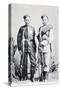 Postcard Showing Two Gurkha Soldiers C. 1900-null-Stretched Canvas