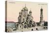 Postcard Showing Warsaw Cathedral-null-Stretched Canvas
