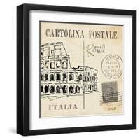 Postcard Sketches IV-Anne Tavoletti-Framed Art Print