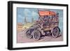 Postcard with the Slogan 'Long Live the Revolution', 1917-null-Framed Giclee Print