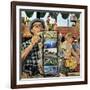 "Postcards", August 25, 1951-Stevan Dohanos-Framed Giclee Print