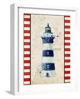 Postcards from the Sea 1-Kimberly Allen-Framed Art Print