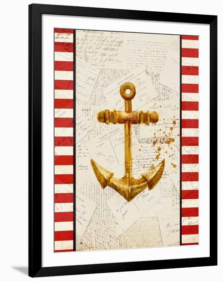 Postcards from the Sea 2-Kimberly Allen-Framed Art Print