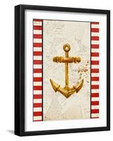 Postcards from the Sea 2-Kimberly Allen-Framed Art Print