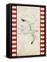 Postcards from the Sea 3-Kimberly Allen-Framed Stretched Canvas