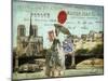 Postcards of Paris VI-Sandy Lloyd-Mounted Art Print