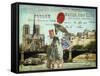 Postcards of Paris VI-Sandy Lloyd-Framed Stretched Canvas