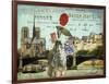 Postcards of Paris VI-Sandy Lloyd-Framed Art Print