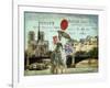 Postcards of Paris VI-Sandy Lloyd-Framed Art Print