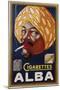 Poster Advertisement for Alba Cigarettes-null-Mounted Giclee Print