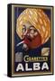 Poster Advertisement for Alba Cigarettes-null-Framed Stretched Canvas