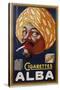 Poster Advertisement for Alba Cigarettes-null-Stretched Canvas
