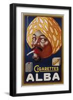 Poster Advertisement for Alba Cigarettes-null-Framed Giclee Print