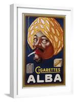 Poster Advertisement for Alba Cigarettes-null-Framed Giclee Print