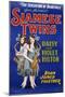 Poster Advertisement for Siamese Twins Daisy and Violet Hilton-null-Mounted Giclee Print
