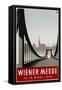 Poster Advertisement for Wiener Messe Trade Fair-null-Framed Stretched Canvas