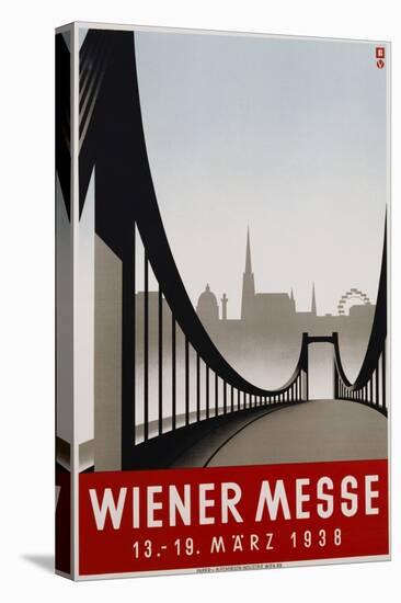 Poster Advertisement for Wiener Messe Trade Fair-null-Stretched Canvas