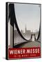 Poster Advertisement for Wiener Messe Trade Fair-null-Framed Stretched Canvas