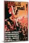 Poster Advertising a 1st May Demonstration by the C.G.T.U. and the P.C. Against Employers-null-Mounted Giclee Print