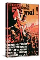 Poster Advertising a 1st May Demonstration by the C.G.T.U. and the P.C. Against Employers-null-Stretched Canvas