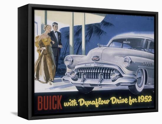 Poster Advertising a Buick, 1952-null-Framed Stretched Canvas