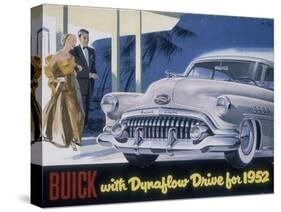 Poster Advertising a Buick, 1952-null-Stretched Canvas