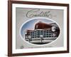 Poster Advertising a Cadillac, 1947-null-Framed Giclee Print