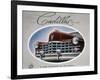 Poster Advertising a Cadillac, 1947-null-Framed Giclee Print