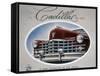 Poster Advertising a Cadillac, 1947-null-Framed Stretched Canvas