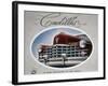 Poster Advertising a Cadillac, 1947-null-Framed Giclee Print