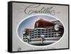 Poster Advertising a Cadillac, 1947-null-Framed Stretched Canvas