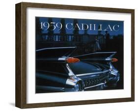 Poster Advertising a Cadillac, 1959-null-Framed Giclee Print