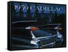 Poster Advertising a Cadillac, 1959-null-Framed Stretched Canvas