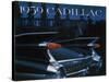 Poster Advertising a Cadillac, 1959-null-Stretched Canvas