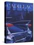 Poster Advertising a Cadillac, 1959-null-Stretched Canvas
