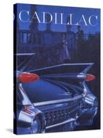 Poster Advertising a Cadillac, 1959-null-Stretched Canvas