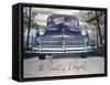 Poster Advertising a Chrysler, 1946-null-Framed Stretched Canvas