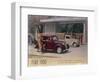 Poster Advertising a Fiat 1100, 1940-null-Framed Giclee Print