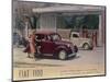 Poster Advertising a Fiat 1100, 1940-null-Mounted Giclee Print