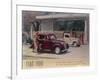 Poster Advertising a Fiat 1100, 1940-null-Framed Giclee Print